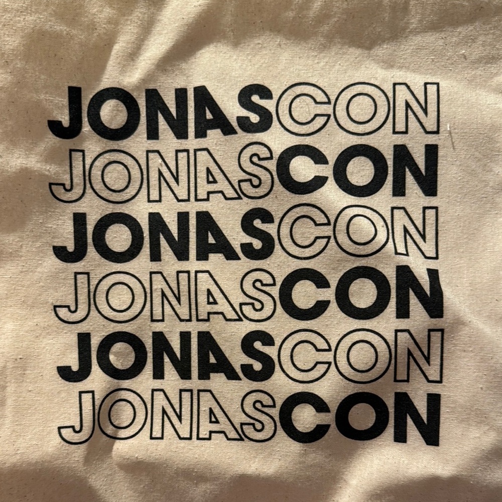BRAND NEW! Jonascon 2025 Canvas Tote Bag - Picture 2 of 4